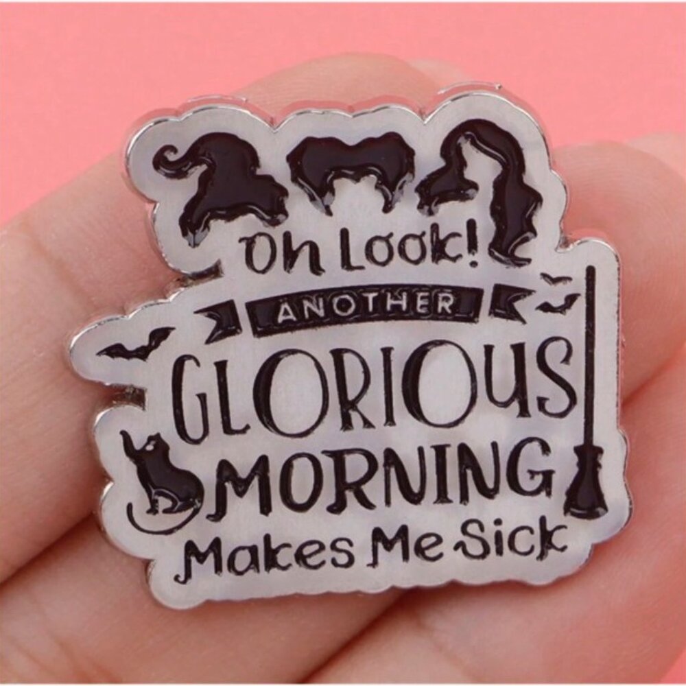 DISNEY Hocus Pocus “Sanderson Sisters –‎ Glorious Morning” Enamel Trading Pin